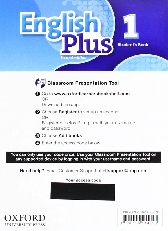 English Plus: Level 1: Students Book Classroom Presentation Tool Pack: The right mix for every lesson