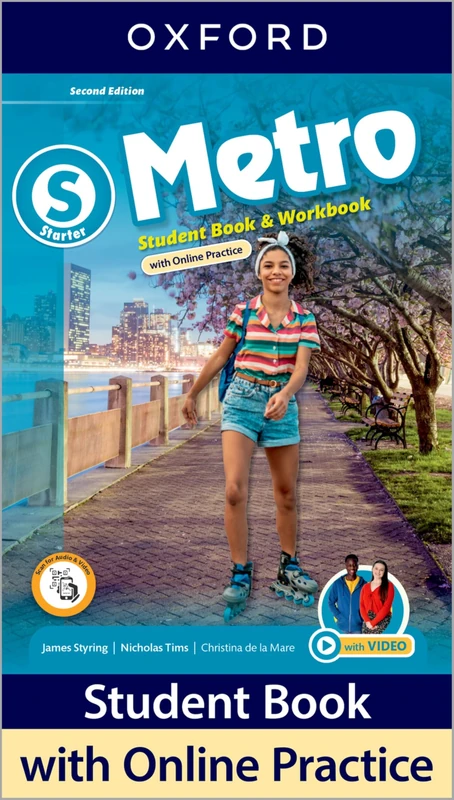 Metro: Starter Level: Student Book and Workbook with Online Practice