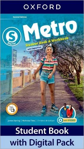 Metro: Starter Level: Student Book and Workbook with Digital Pack - Image 1