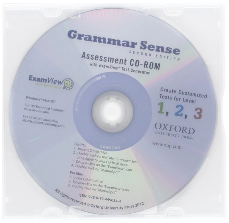 Assessment CD-ROM (Grammar Sense (levels 1-3):)