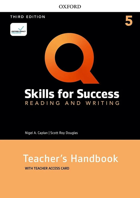 Q: Skills for Success: Level 5: Reading and Writing Teacher's Handbook with Teacher's Access Card