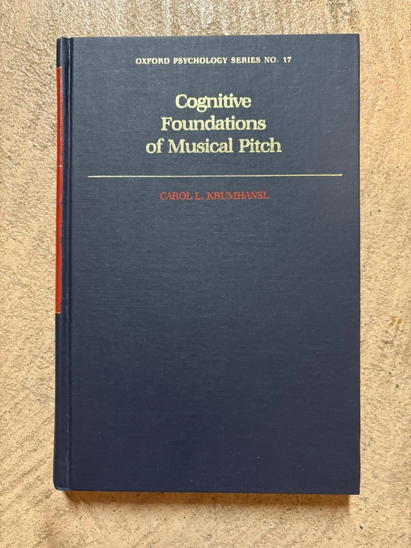 Cognitive Foundations of Musical Pitch: No.17 (Oxford Psychology Series)