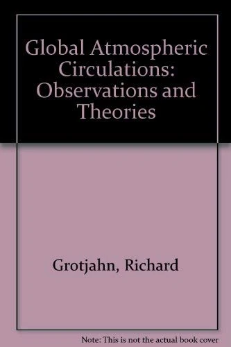 Global Atmospheric Circulations: Observations and Theories