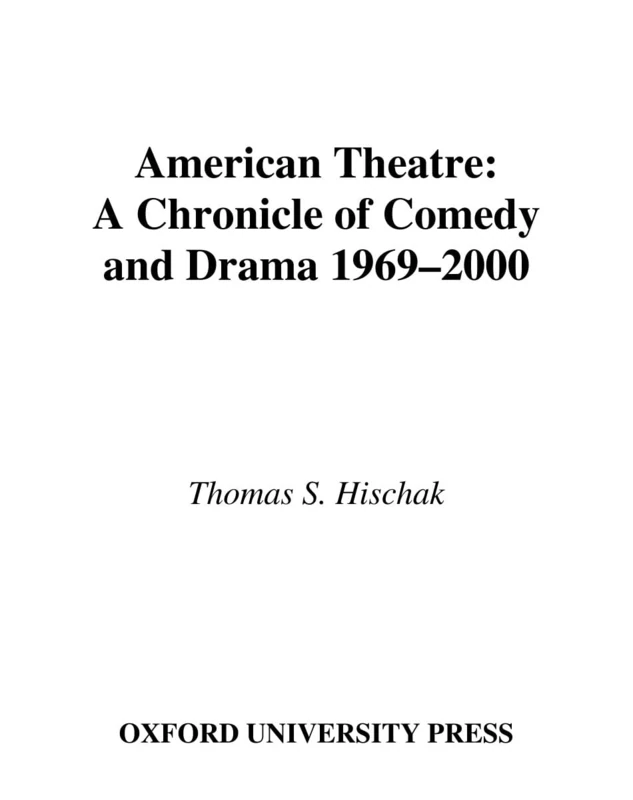 American Theatre: A Chronicle of Comedy and Drama, 1969-2000 - Image 1