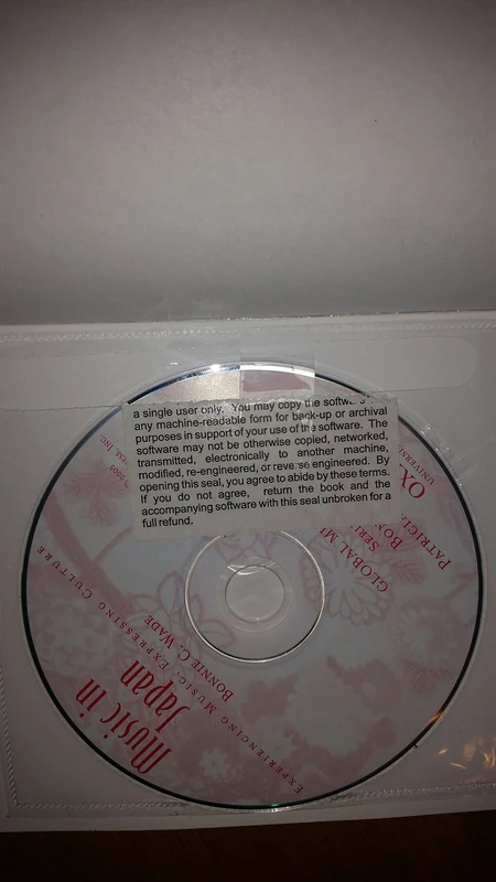 Music in Japan: Book & CD (Global Music Series)