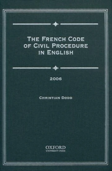 French Code of Civil Procedure in English 2006