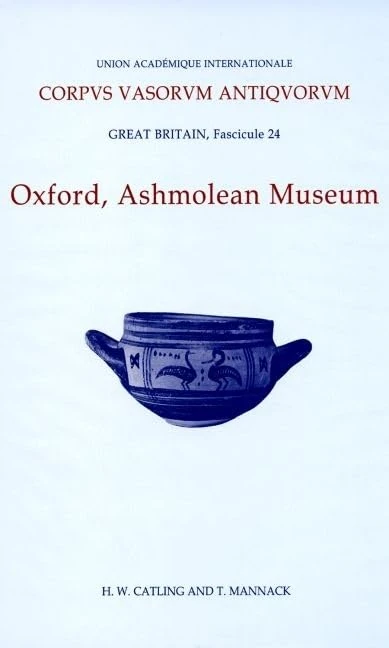 Corpus Vasorum Antiquorum, Great Britain Fascicule 24, Oxford Ashmolean Museum, Fascicule 4: Great Britain, Oxford, Ashmolean Museum
