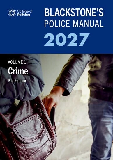 Blackstone's Police Manuals 2027 Three Volume Set