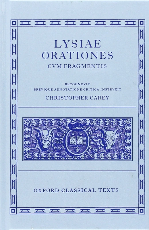 Lysiae Orationes cum Fragmentis 2/e
