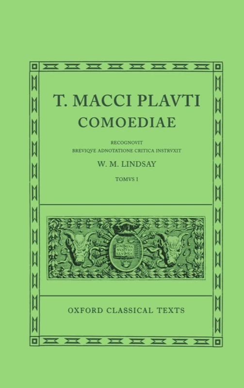 Plautus Comoediae Vol. I: Amphitruo - Mercator - Image 1