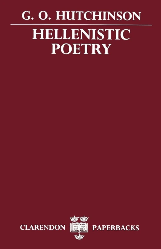 Hellenistic Poetry (Clarendon Paperbacks)