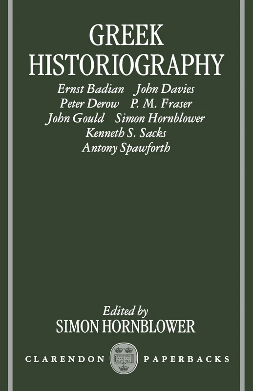Greek Historiography (Clarendon Paperbacks)