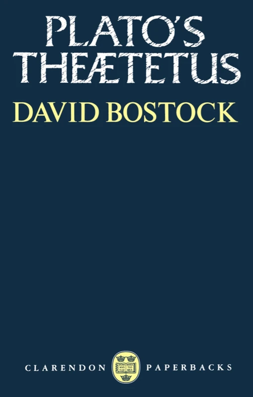 Plato's Theaetetus (Clarendon Paperbacks)