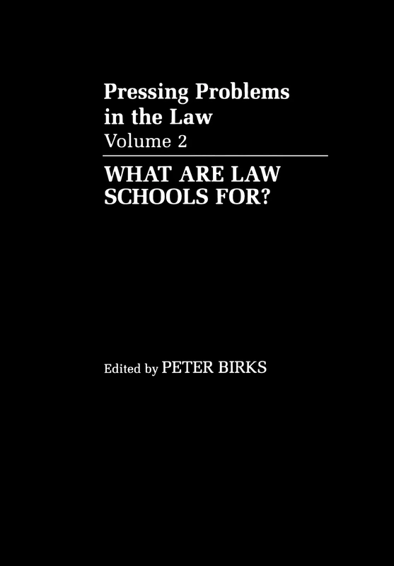Oxford University Press - Pressing Problems in the Law Vol 2