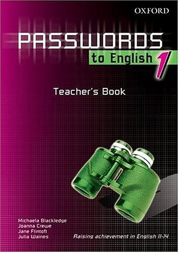 Passwords to English: 1: Teacher's Book 1: Level 1
