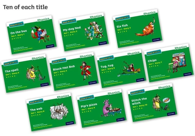 Read Write Inc. Phonics: Green Set 1 Storybooks Pack of 100