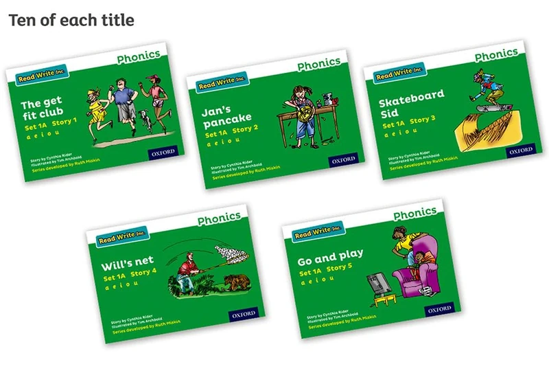 Read Write Inc. Phonics: Green Set 1A Storybooks Pack of 50