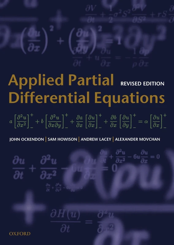 Applied Partial Differential Equations (Oxford Texts In Applied And Engineering Mathematics)