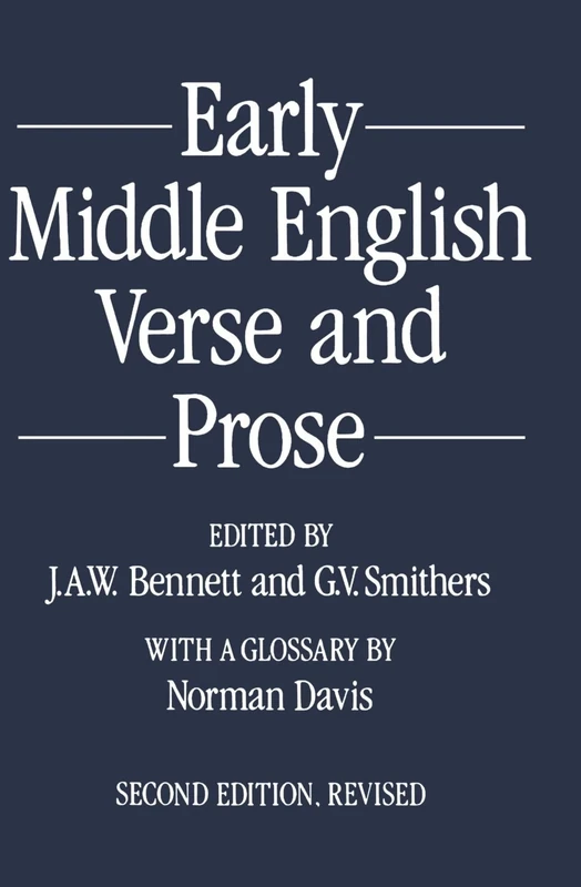 Early Middle English Verse And Prose
