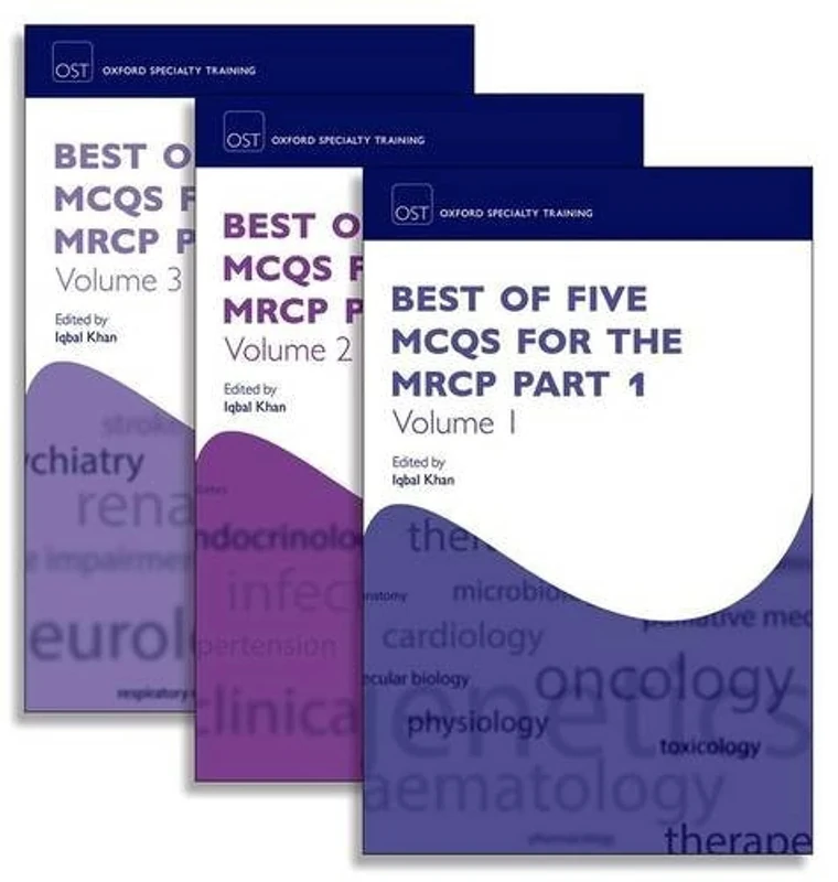 Best of Five MCQs for the MRCP Part 1 Pack (Oxford Specialty Training: Revision Texts)