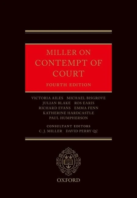 Miller on Contempt of Court