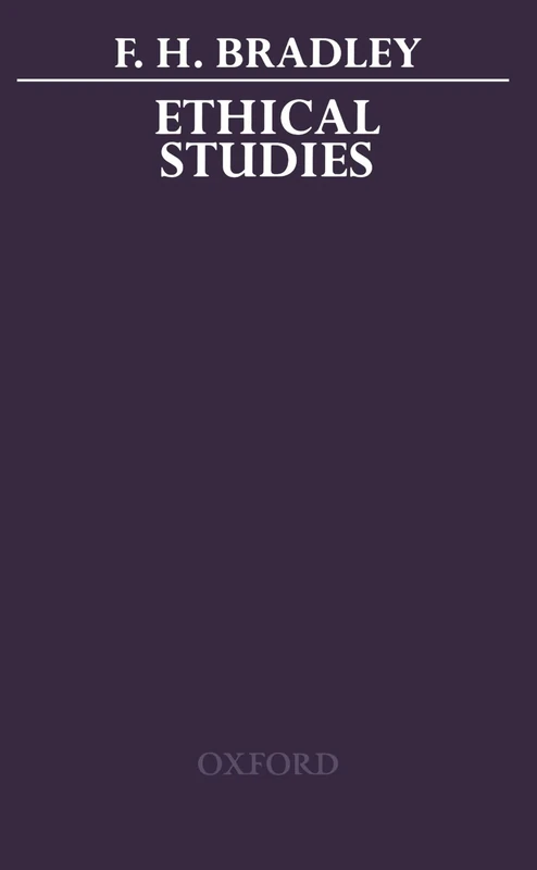 Ethical Studies (Oxford Paperbacks)