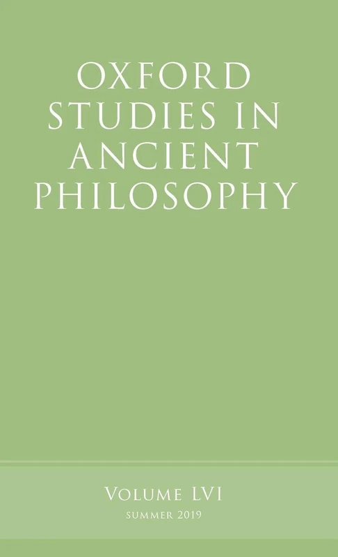 Oxford Studies in Ancient Philosophy, Volume 56