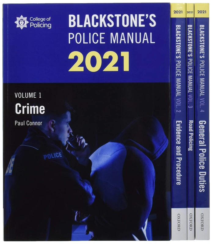 Blackstone's Police Manuals 2021: Four Volume Set