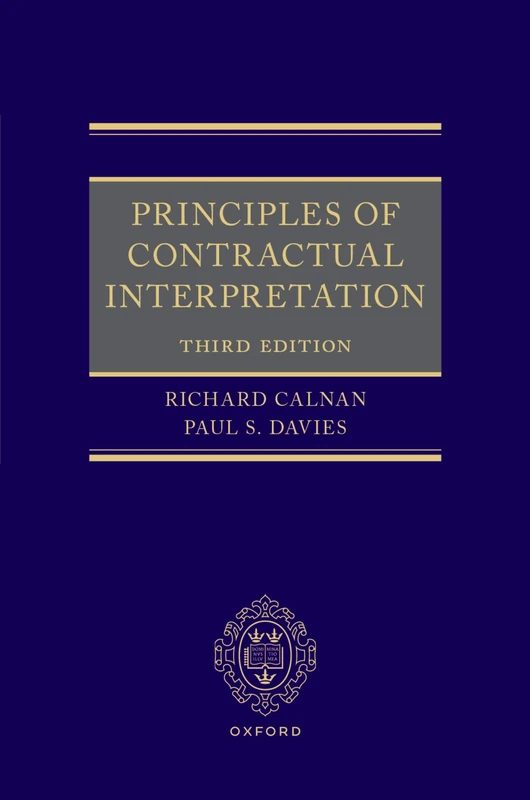Principles of Contractual Interpretation 3e