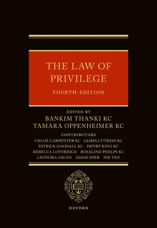 The Law of Privilege