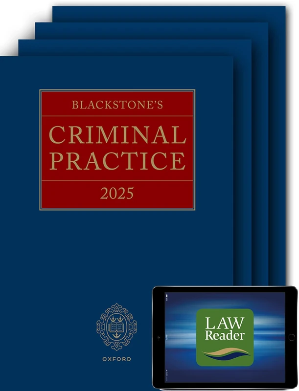Blackstone's Criminal Practice 2025 (Digital Pack): Main Work, Supplements 1–3, and LawReader Access