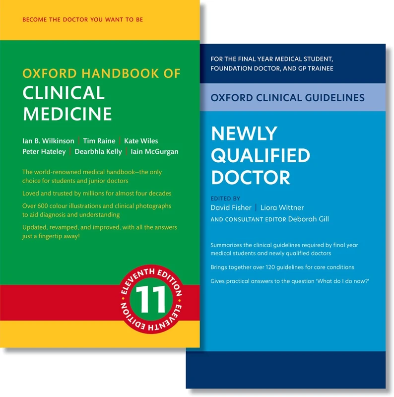 Oxford Clinical Guidelines: Newly Qualified Doctor and Oxford Handbook of Clinical Medicine pack (Oxford Medical Handbooks)