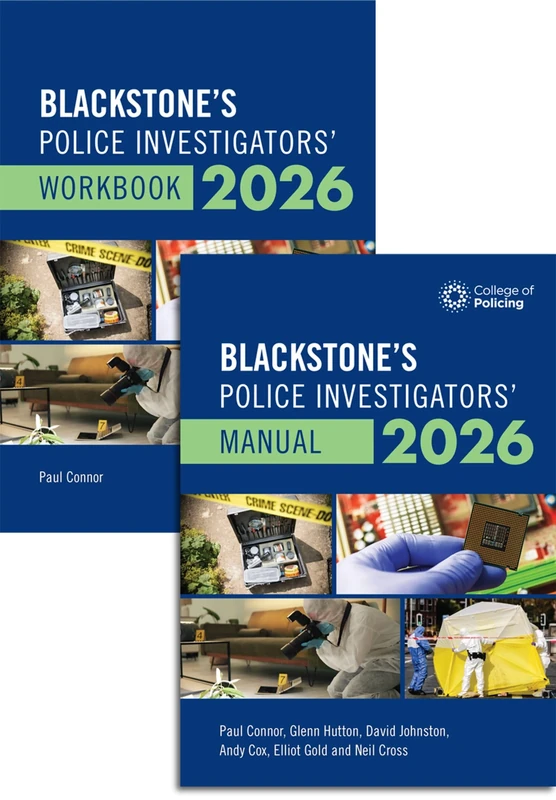 Blackstone's Police Investigators' Manual and Workbook 2026