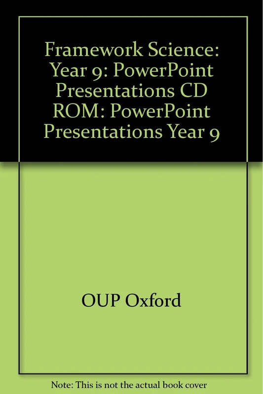Framework Science: Year 9: PowerPoint Presentations CD ROM