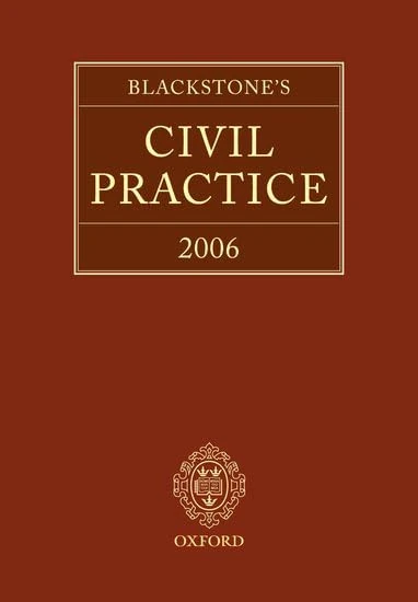 Blackstone's Civil Practice 2006