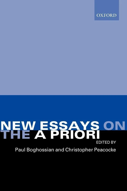 New Essays On The A Priori