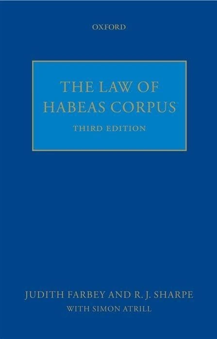 The Law of Habeas Corpus
