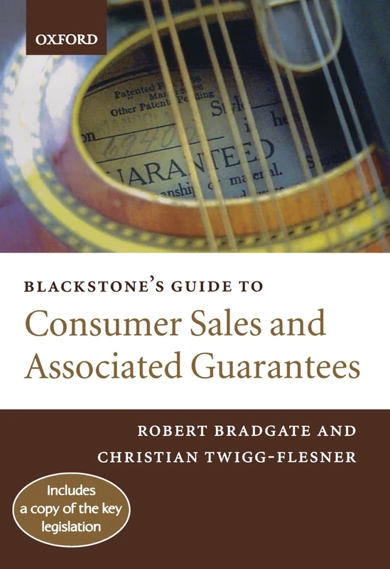 Blackstone's Guide to Consumer Sales and Associated Guarantees