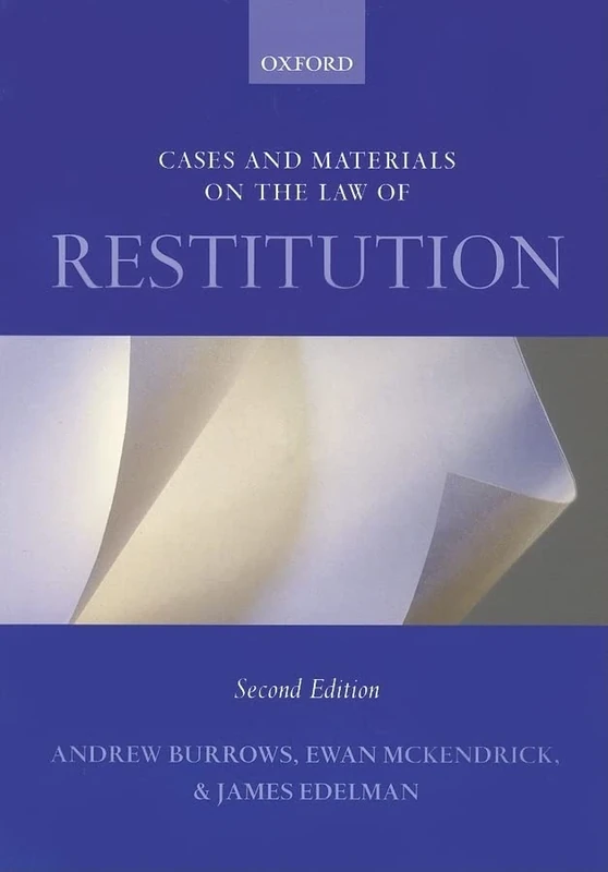 Cases and Materials on the Law of Restitution