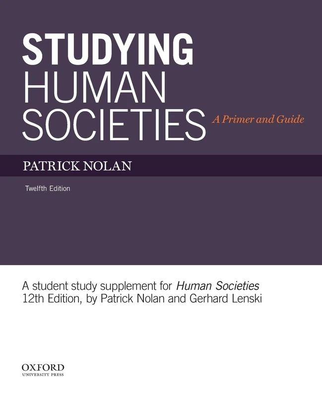 Studying Human Societies: A Primer and Guide - Image 1