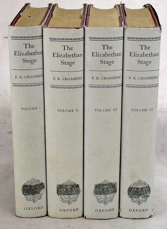 The Elizabethan Stage: 4-volume set