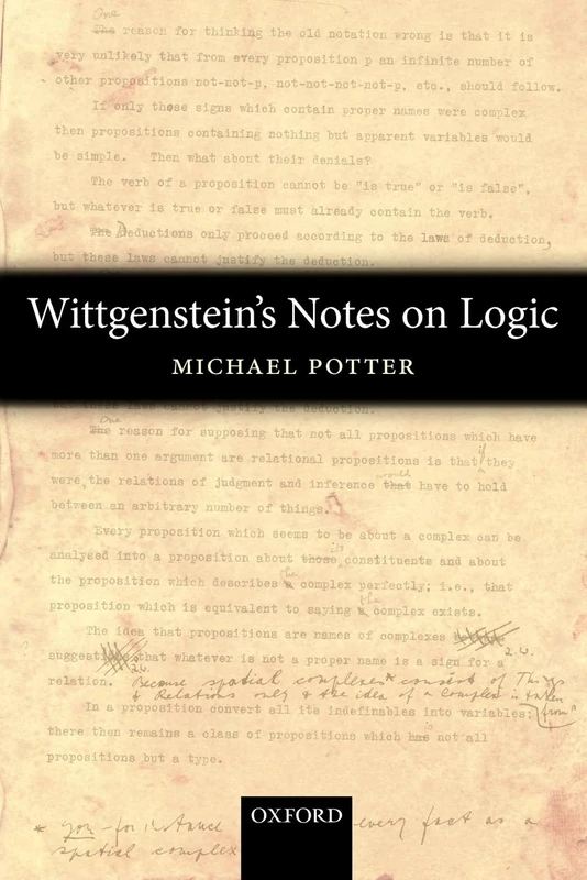 Wittgenstein's Notes On Logic