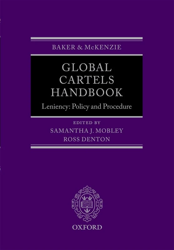 Oxford University Press - Global Cartels Handbook