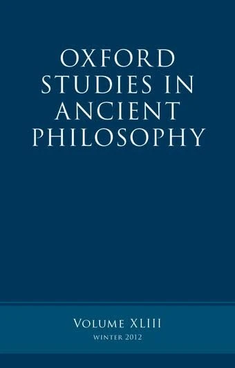 Oxford Studies in Ancient Philosophy, Volume 43 - Image 1