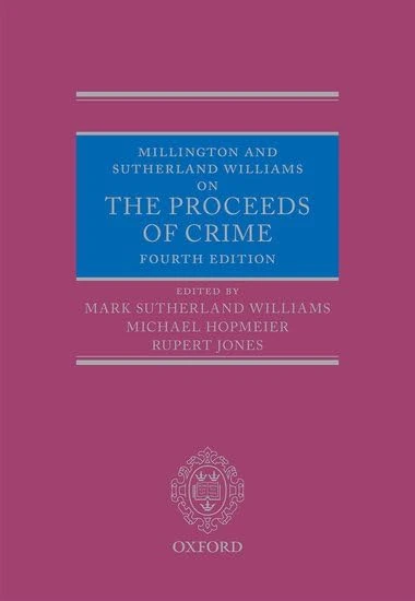 Millington and Sutherland Williams on The Proceeds of Crime