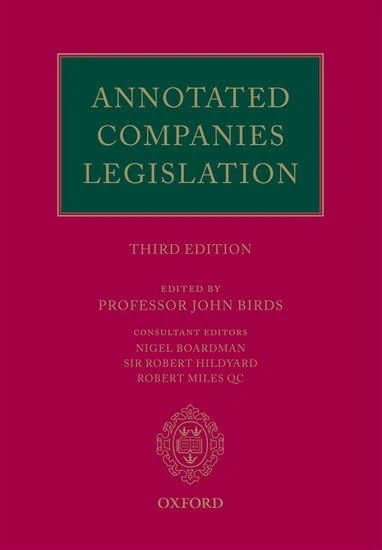 Annotated Companies Legislation