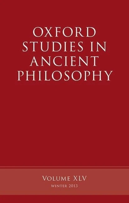 Oxford Studies in Ancient Philosophy, Volume 45