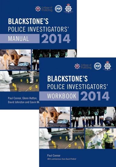Blackstone's Police Investigators' Manual and Workbook 2014 (Manual & Workbook)