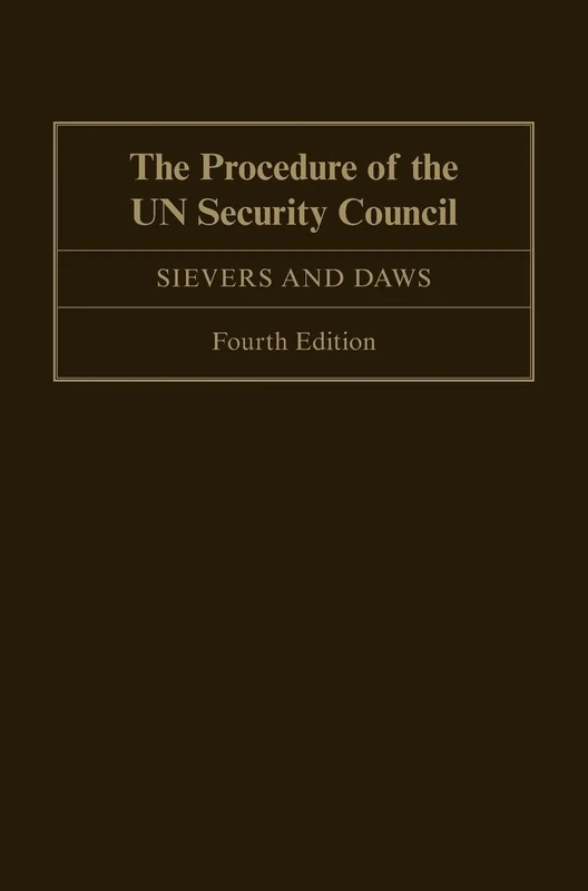 The Procedure of the UN Security Council