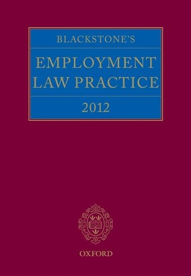 Blackstone's Employment Law Practice 2012